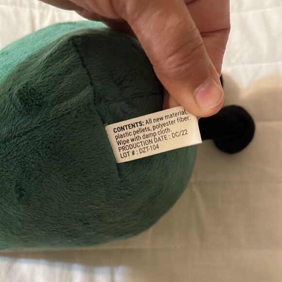 punchkins Avocado “I’m the good kind of fat” Emotional Support Plush Toy - Picture 11 of 11